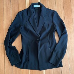 M M LaFleur Moreland professional packable black blazer size 2